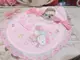♥小公主日本精品♥Hello Kitty彩色熊.氣球 粉色 嬰兒 兒童 純棉 圍兜 口水巾 嬰兒用品 55016001