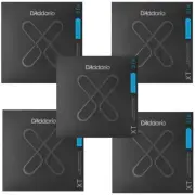 D'Addario Guitar Strings 5-Pack Extended Life Phosphor Bronze Light 12-53