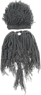 [DEARMAMY] 1pc Bearded Beanie Novelty Hat Funny Fake Hair Hat Dress up Mustache Bonnets for Men Masquerade Prop Simulation Beard Men Hat Cosplay Make Wigs for Men Fake Mustache Yarn Grey