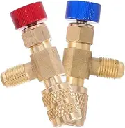COMNESTBI Charging Valve Safety Adapter Air Conditioning Manifold Line Repair Tool Kit Ac Fluorine Valve