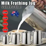 150-1000ML Stainless Steel Milk Coffee Jug Latte Espresso Frothing Scale Pitcher