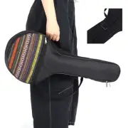 4 String Banjo Bag Gig Ethnic Style Cotton With Adjustable Straps Instrument HGF