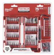 Milwaukee 48-32-4489 Shockwave Impact Duty Drill Driver 1/4" Hex Bit Set of 75