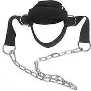Neck Training Gear - Head Strap Harness, Neck Strengthening Exerciser | Nylon Neck Belt Building Strength with Ear Safe Design, Protective Head Strap for Gym Workouts and Injury Rehabilitation