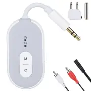 Bluetooth Transmitter Receiver, Bluetooth 5.3 Adapter for Airplane TV, Gym, U...