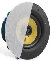 NEW TDX 6.5" 2-Way In Ceiling Wall Home Theater Speaker Grill Flush Mount White