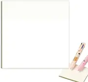 Clear Sticky Notes - 50 Sheets Waterproof Translucent Sticky Notes, Adhesive Translucent Note Pads School