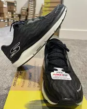 Women's Skechers Go Run Ride 10 Running Shoes - Size 7.5, Black (New)