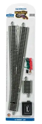 Bachmann #6 Turnout Left, HO Scale, #BAC44559