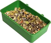 Bird Bath for Cage | Parrot Bath Tub Bird Bathtub with 2 Side Hooks,Parrot Bathroom Bathtub, Bird Bath for Small Parrots Parakeets and Canaries, Parrot Birdbath Shower Accessories Shwing