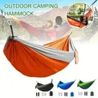Portable Camping Hammock Double Nylon Camping Swing New Hanging Bed Outdoor