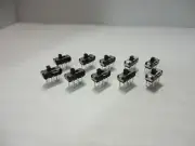 10X Pack Lot MSS22D18 Mini Miniature DIP Slide Switch 2P2T Straight 6 Pin Handle