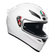 AGV K-1 S GLOSS WHITE MOTORCYCLE FULL FACE HELMET SIZE XS S M L XL 2XL