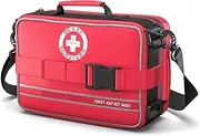 Comprehensive First Aid Kits, Advanced Trauma Kits with Labeled Compartments, Large Survival Medical Kits for Vehicle, Home, Camping, Sports -Emergency Necessities Kits -230 Piece