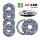 8X Mop Pads Fits Ecovacs Deebot X1 Omni,X1 Plus/Pro,T10 Omni,T10 Plus,T20 Omni