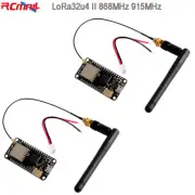 2x 868MHz 915MHz LoRa32u4 II Board LoRa Module + IPX to SMA Antenna for Arduino