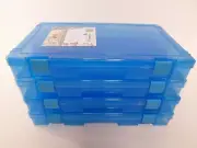 4 ArtBins Tarnish Inhibitor Solutions Box Multi Compartments-14X9X2 Blue Storage
