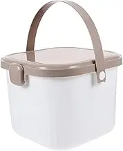 ULTECHNOVO Large Multi Function Storage Box with Lid Sturdy Organizer for Building Blocks Clothes and Items Stylish and Portable Design for Home Use