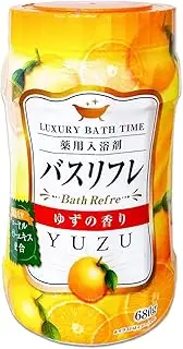 Lion Chemical Bath Reflex Medicated Bath Salt, Yuzu Scent