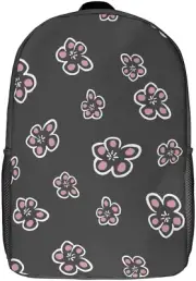 American Flag Pattern 17-Inch Backpack - Ergonomic Design Suitable for Storing L