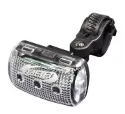 White Lazer Front Bike Lights