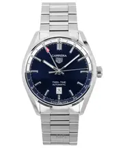 TAG Heuer Carrera Twin-Time GMT Blue Dial Automatic WBN201A.BA0640 Mens Watch