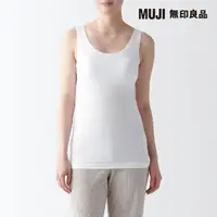 在飛比找momo購物網優惠-【MUJI 無印良品】女柔滑罩杯式坦克背心(共6色)