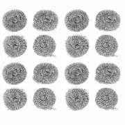 16 PCS Stainless Steel Sponges Scrubbers, Utensil Scrubber Scouring Pads 9547