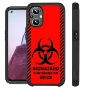FUSION Case For OnePlus Nord N20 5G Hybrid Phone Cover BIOHAZARD RED