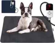 Qttie Pet Heating Pad, Electric Heating Pad for Dogs and Cats Indoor Warming Mat