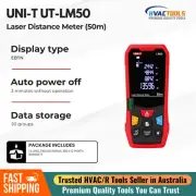 Uni-T UT-LM50 Laser Distance Meter (50m), Millimeter Accuracy, and Data Storage