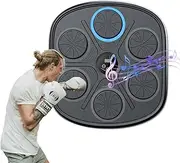 Electronic Music Boxing Machine, Interactive Smart Digital Music Punching Target, Wall Mounted Boxing Machine Training Punching for Home Indoor Gym