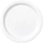 White Paper Cake Plates, 8ct