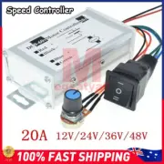 Reversible DC Motor Speed Controller Driver Controls 9V-60V 12V 24V 36V 48V 60V.