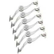 Furniture Cupboard Folding Lid Lift Up Stay Support Hinge, 125 mm Long 6Pcs