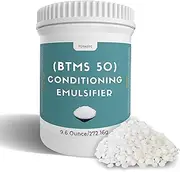 9.6 oz BTMS 50 Conditioning Emulsifier for Making Leave-in Conditioner, Premium BTMS 50 Conditioning Emulsifier Granules, Higher Activity Than BTMS 25, Suitable for Making Lotions, Shampoos and More