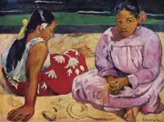 Paul Gauguin Tahitian Women on the Beach Giclee Fine Art Print on Canvas 36"