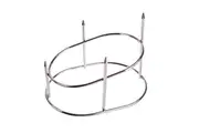 Appetito Sturdy Ham Stand Chrome Holds Securely Durable Superior High Quality
