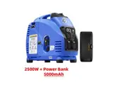 1* Gentrax 2.5KW Max 2.2KW Rated Inverter Generator Pure Sine Wave + 1* VoltX 5000mAh Power Bank
