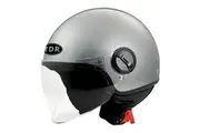 TDR Adult Open Face Pilot Grey Helmet ECE 22.05 Australia Approved Standard Motorcycle Helmet