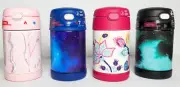 THERMOS 16 oz Food Jar Funtainer & Spoon - Pink Marble, Floral, Galaxy