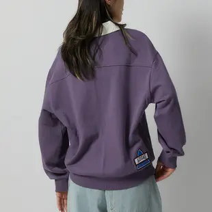 Adidas 女 紫色 抽繩 設計 休閒 日常 上衣 長袖 IN1093