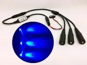 Micro Effects Light 3X blue LED & control flash blink 9V prop models MELKITB-5B