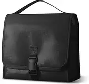 [MEXS] Travel Toiletry Bag for Women Portable Waterproof Cosmetic Makeup Bag Organizer for Container Toiletries, black, Casual