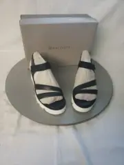 NIB Franco Sarto Urla Black Le Sandals - 9 M 10239M1001