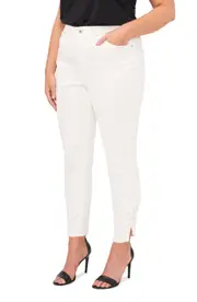 CeCe Straight Leg Ankle Jeans