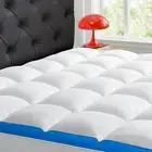 Mattress Topper Queen Size, CYMULA PillowTop Mattress Pad Cover for Bed Back ...