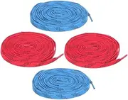 [WESIEVYA] 2pairs Stylish Hockey Shoe Laces Flat Laces for Ice Skates Roller Skates and Sneakers for Athletes and Sports Enthusiasts