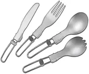 Camping Spoon Fork Outdoor Portable Camping Travelling Knife Fork and Spoon Set