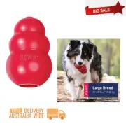 KONG - Classic Dog Toy - Durable Natural Rubber -Fun to Chew, Chase and Fetch_AU